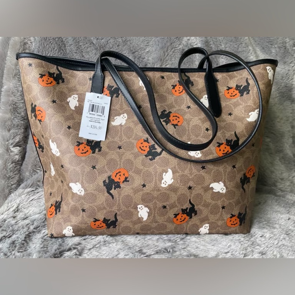 NWT COACH HALLOWEEN PT CITY TOTE CW450 - Picture 3 of 7
